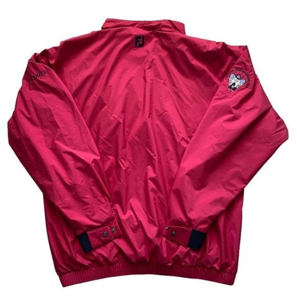 FootJoy Dryjoys Red FJ Pullover Windbreaker Men’s Size L - Picture 6 of 6